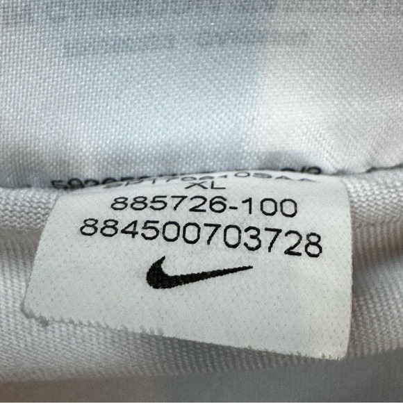 Nike Dri-fit Black and White Athletic Shorts with Geometric Design - Picture 3 of 3